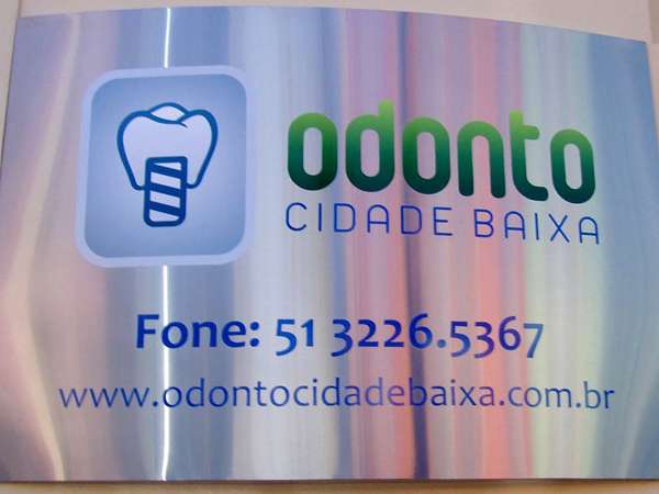 Placa de Sinalização | Odonto Cidade Baixa