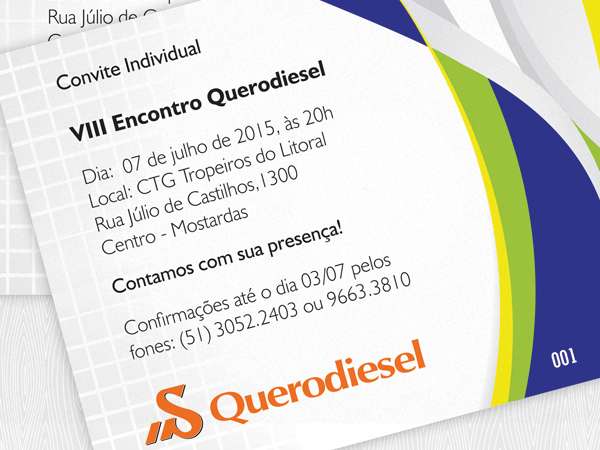 Convites | Querodiesel